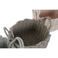 Miniatyrbild 3 av 4: Korg - set Home ESPRIT Grön Beige Rosa Snöre (3 Delar) (3 antal)