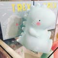 Miniatyrbild 3 av 3: TD® Dinosaur LED Nattlampa 5cm Blå