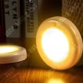 Miniatyrbild 2 av 3: TD® 9 LED trådlös batteridriven nattljusrörelsesensor (vitt ljus)