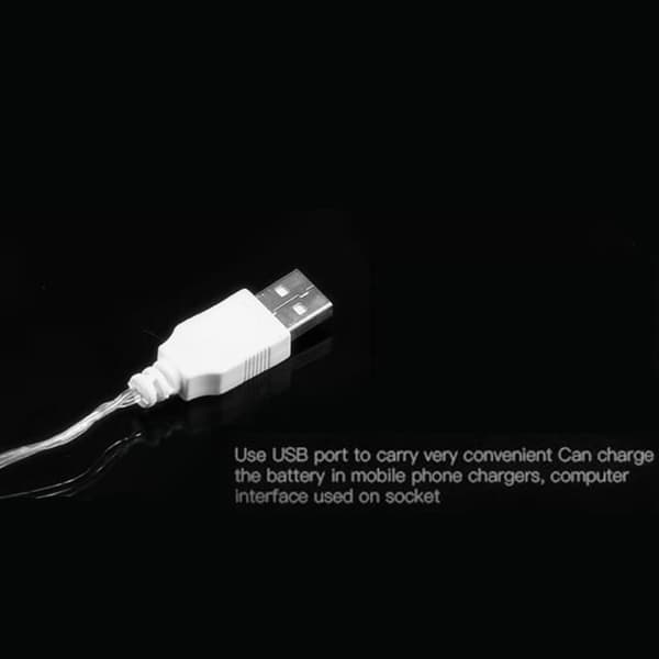 TD® 5M batteridrivna LED Fairy Lights 50 bollar varmvita - 8 ljuslägen - Dekorativ girlangfest Bröllop jul nyår