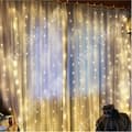Miniatyrbild 2 av 4: TD® MEIHE LED Strängljus Julfest Gardinljus Dekoration Varmvit EU-kontakt 220V (3*3m)