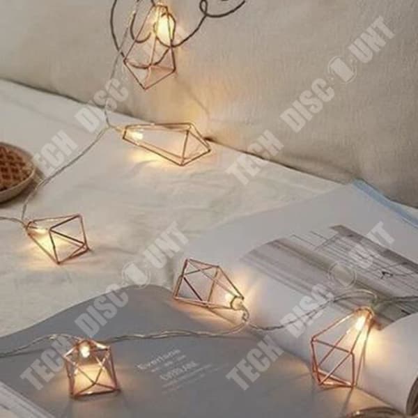 TD® LED String Lights Geometriska String Lights -1,5M 10 LEDs Batteridriven för jul Halloween Bröllopsfest Ja