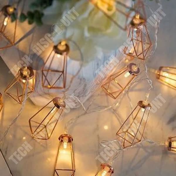 TD® LED String Lights Geometriska String Lights -1,5M 10 LEDs Batteridriven för jul Halloween Bröllopsfest Ja