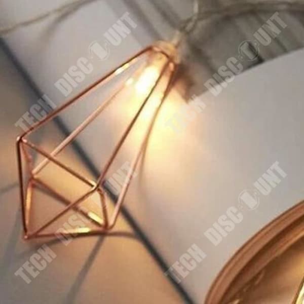 TD® LED String Lights Geometriska String Lights -1,5M 10 LEDs Batteridriven för jul Halloween Bröllopsfest Ja