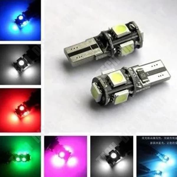 TD® 10PCS Lampor Glödlampa Strålkastare LED Nattljus Canbus Felfri