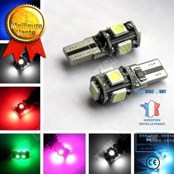 TD® 10PCS Lampor Glödlampa Strålkastare LED Nattljus Canbus Felfri