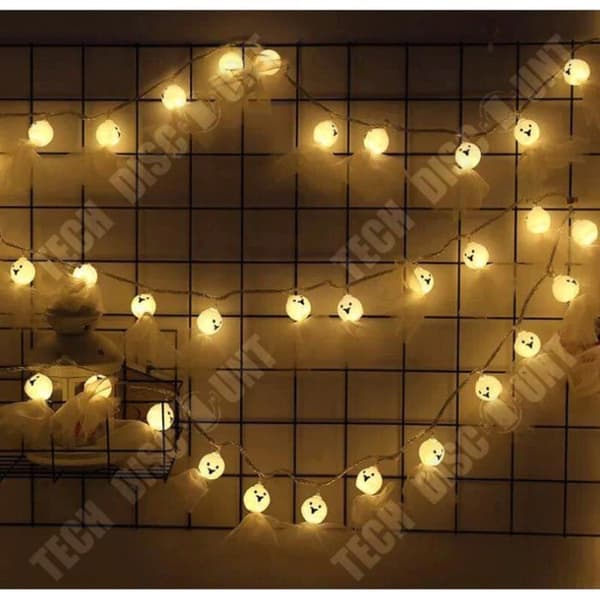 TD® Halloween String Lights - Ghost Festival Pumpkin LED String Lights - Holiday Dekoration Fairy Lights