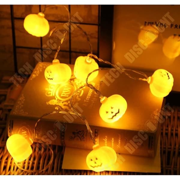 TD® Halloween String Lights - Ghost Festival Pumpkin LED String Lights - Holiday Dekoration Fairy Lights