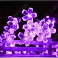 Miniatyrbild 2 av 4: TD® LED string light Vattentät solcellslampa fairy light utomhusbelysning 7M 100 LED - Modell: Lila 7m 50 LED