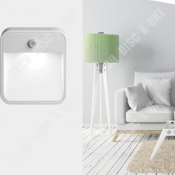 TD® LED Trådlös PIR Auto Motion Sensor Infraröd Nattljus Skåp Trapplampa