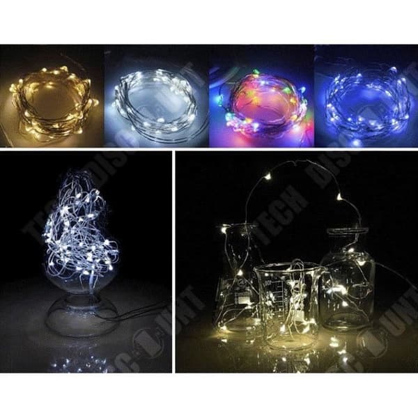 TD® BOYOU 10M LED Fairy Lights Fjärrkontrolllampa (varmvit)