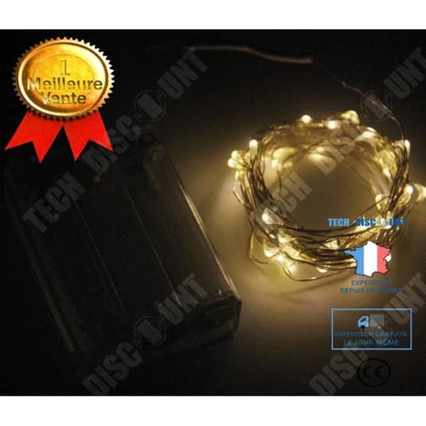 TD® BOYOU 10M LED Fairy Lights Fjärrkontrolllampa (varmvit)