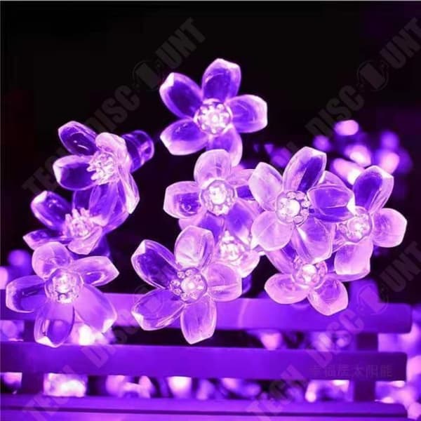 TD® Cherry LED String Lights Vattentät Lampa Pärlor Mjukt Ljus Säker användning 30LED 6,5m