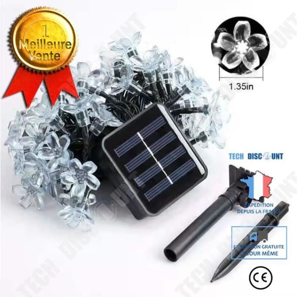 TD® Cherry LED String Lights Vattentät Lampa Pärlor Mjukt Ljus Säker användning 30LED 6,5m