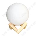 Miniatyrbild 4 av 4: TD® 3d Printed Magic Moon Night Light Bordsbordslampa Usb Uppladdningsbar