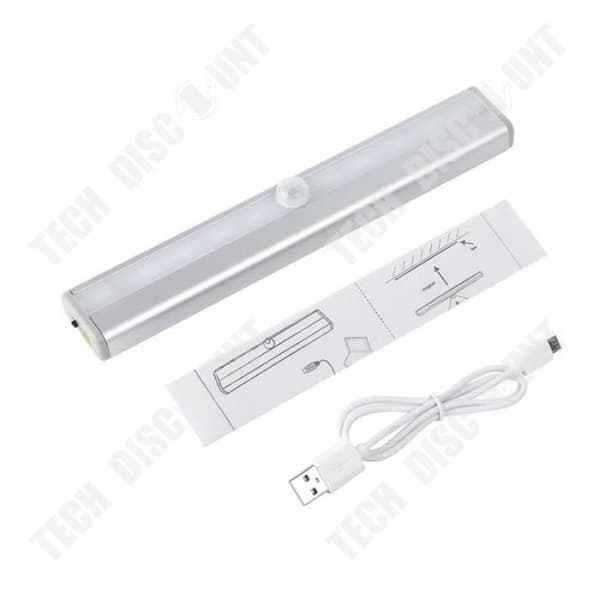 TD® LED Trådlös PIR Auto Motion Sensor Infraröd Nattljus Skåp Trapplampa