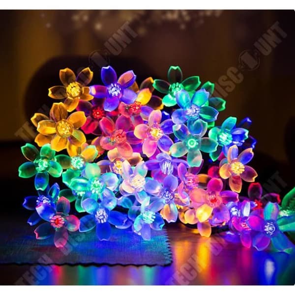 TD® Cherry LED String Lights Vattentät Lampa Pärlor Mjukt Ljus Säker användning 30LED 6,5m