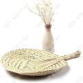 Miniatyrbild 4 av 4: TD® Enkel handvävd cattail fläkt Sommar cattail fläkt Banan fläkt Rund fläkt Palace fläkt