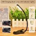 Miniatyrbild 2 av 4: TD® 2PCS Skrivbordsläsboklampa 7 LED kallt och varmt vitt ljus, flexibel uppladdningsbar nattlampa vid sängen