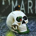 Miniatyrbild 3 av 4: TD® Halloween-skalledekoration 13*18.5*19cm Handmålad Mångsidiga dekorativa element Lämplig för Halloween-dekoration