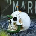 Miniatyrbild 4 av 4: TD® Halloween-skalledekoration 13*18.5*19cm Handmålad Mångsidiga dekorativa element Lämplig för Halloween-dekoration