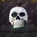 Miniatyrbild 2 av 4: TD® Halloween-skalledekoration 13*18.5*19cm Handmålad Mångsidiga dekorativa element Lämplig för Halloween-dekoration