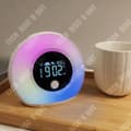 Miniatyrbild 2 av 4: TD® Multifunktionell kreativ väckarklocka väckarklocka bluetooth högtalare elektronisk klocka färgglad sänglampa för barn