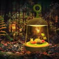 Miniatyrbild 2 av 4: TD® Cross-border populär kreativ led-bordslampa usb sovrum sänglampa nattlampa 2020 kreativ julklapp växtlampa