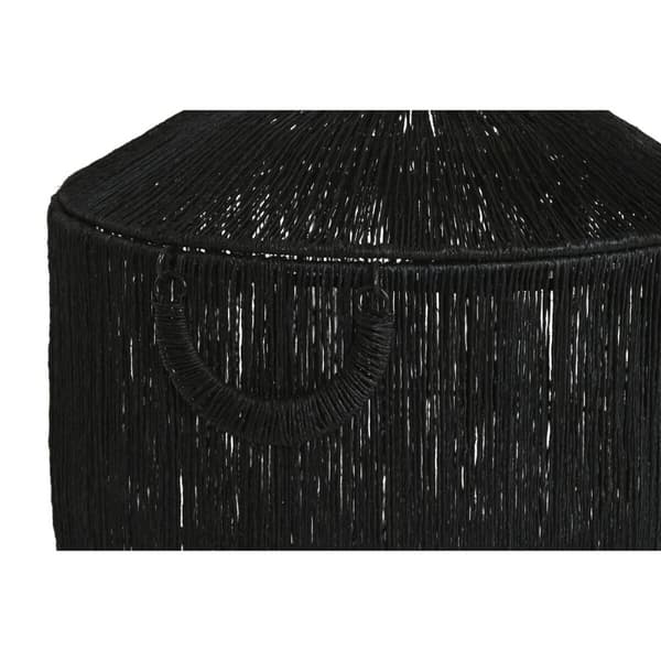 Korg - set Home ESPRIT Svart Jute Metall (2 Delar)