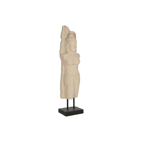 Dekorativ figur Home ESPRIT Hvid Sort Buddha 40 x 27 x 148 cm