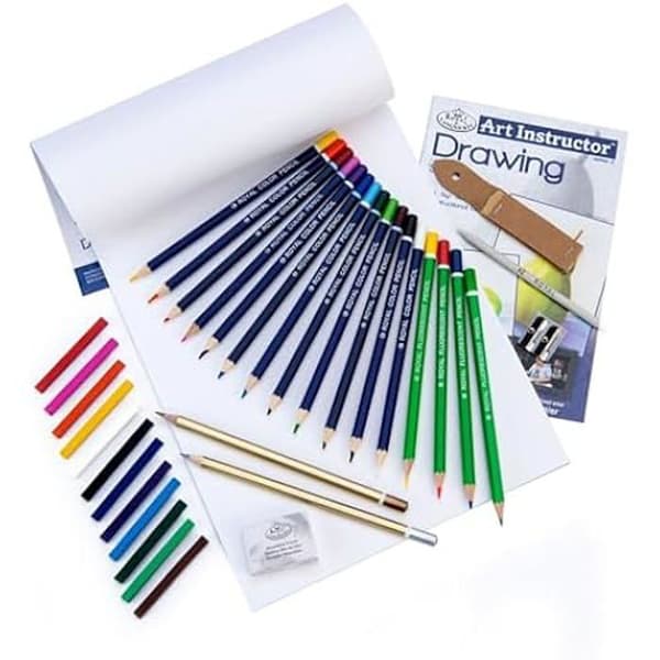 Ritningsset - ROYAL &amp; LANGNICKEL - Royal Brush Set DE Arte - 36 delar - Blandat - Varierande färger