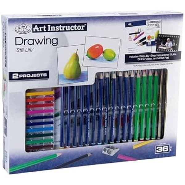 Ritningsset - ROYAL &amp; LANGNICKEL - Royal Brush Set DE Arte - 36 delar - Blandat - Varierande färger