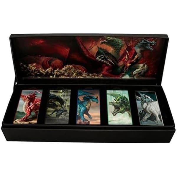 Set av ingotter - FANATTIK - Dungeons &amp; Dragons - Kromatiska Drakar - Begränsad utgåva - 50-årsjubileum