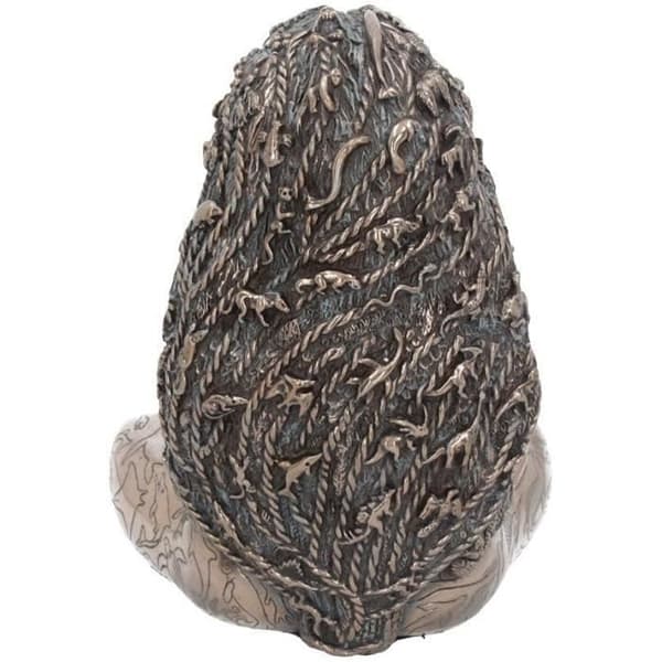 Figur av Moder Jord i brons 17,5 cm av Nemesis Now