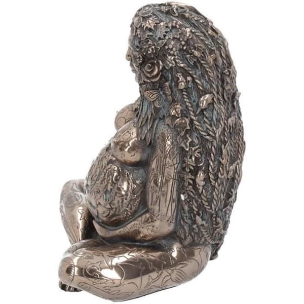 Figur av Moder Jord i brons 17,5 cm av Nemesis Now