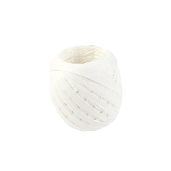 INF Hvid Raffia Papirsnøre - Perfekt til DIY Håndværk & Indpakning