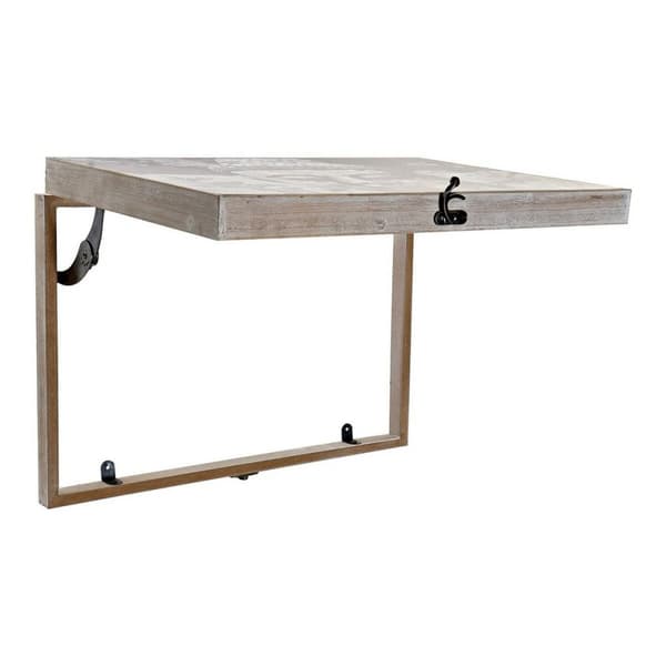 Dekorativ boks DKD Home Decor Grå Træ MDF Buddha Nedtæller (2 enheder)