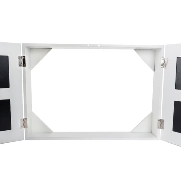 Koristerasia DKD Home Decor Valkoinen Kristalli Puu MDF Romanttinen Kuvakehykset Tiski