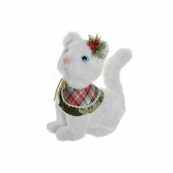 Prydnadsfigur DKD Home Decor Polyester Kattunge (19 x 10 x 20 cm)