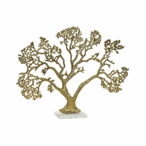 Prydnadsfigur DKD Home Decor Aluminium Marmor Träd (60 x 10 x 48 cm)