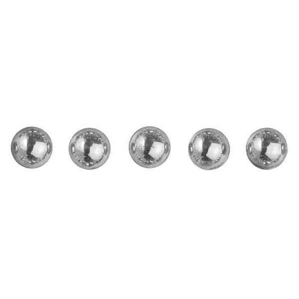 Självhäftande regnpärla Ø5mm Silver 80 st. -Rayher