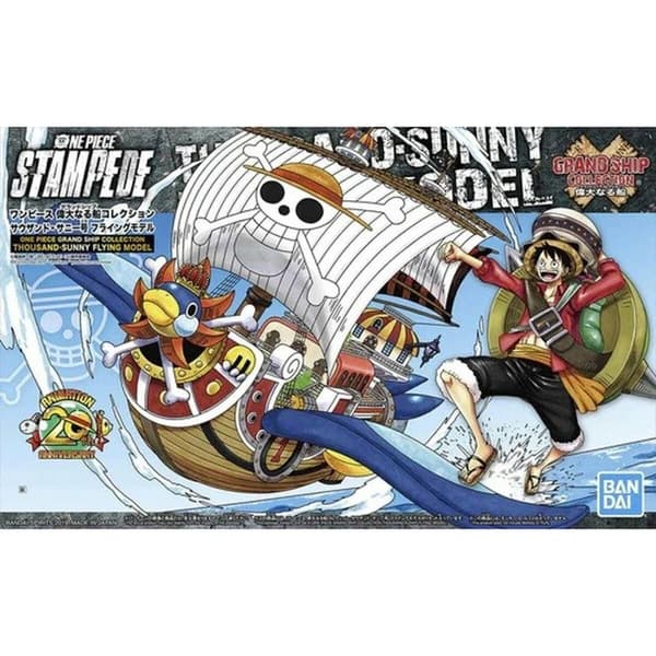Samlingsfigurer One Piece GRAND SHIP COLLECTION THOUSAND SUNNY FLYING MODEL