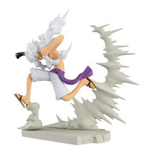 Samlingsfigurer One Piece SENKOZEKKEI - MONKEY.D.LUFFY (GEAR 5) Multicolour (Multicolour) Plast (Plast)