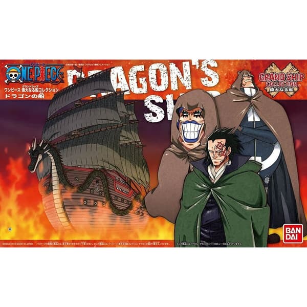 Samlingsfigurer One Piece GRAND SHIP COLLECTION DRAGON'S SHIP PVC (PVC)