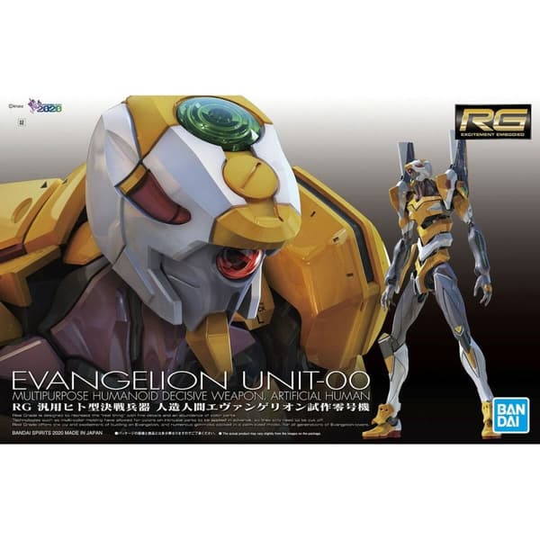 Samlerobjekter Bandai RG EVANGELION UNIT-00 Multifarvet (Multifarvet) Plastik (Plastik)