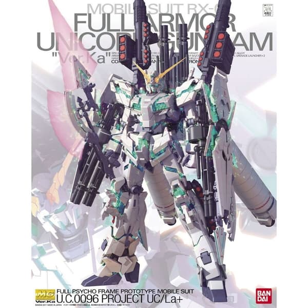 Samlerobjekter Bandai MG 1/100 FULL ARMOR UNICORN GUNDAM VER. KA Plastik (Plastik)