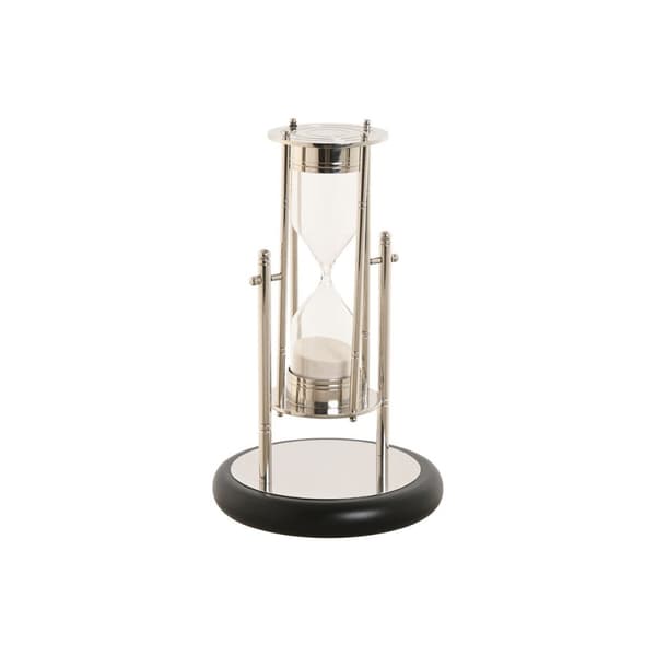 Dekorativ figur Home ESPRIT Sort Sølvfarvet Vintage 15 x 15 x 26 cm