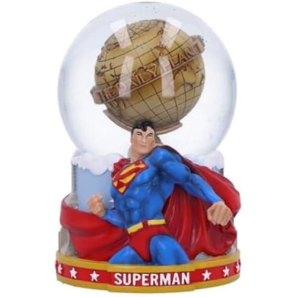 Snöglob - NEMESIS NOW - Superman - Resin och glas - Handmålad - Flerfärgad