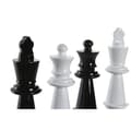 Miniatyrbild 3 av 3: Prydnadsfigur DKD Home Decor Svart Vit Harts Schackpjäser Modern (11 x 11 x 27,5 cm) (4 antal)