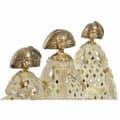 Pikkukuva 2 / 3: Koristehahmo DKD Home Decor Peili Beige Kullattu Hartsi Lady Perinteinen (18 x 13 x 23 cm) (3 osaa)